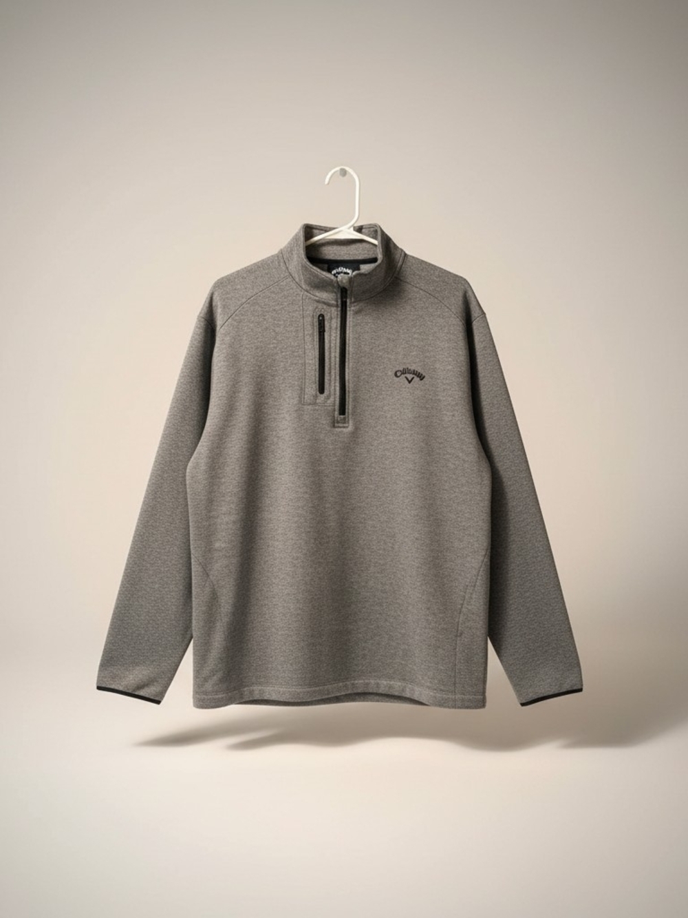 Callaway Gray Half-Zip Performance Pullover XL